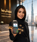 پایانه فروشگاهی سیار (POS) پکس مدل8210 گارانتی ۳ ماهه استوک