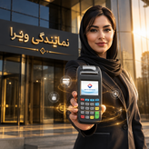 پایانه فروشگاهی سیار (POS) پکس مدل8210 گارانتی ۳ ماهه استوک